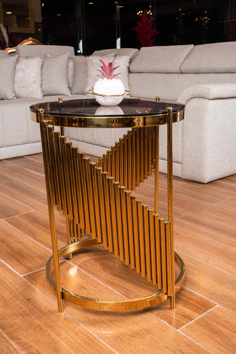 Piano Stairs stainless steel side table