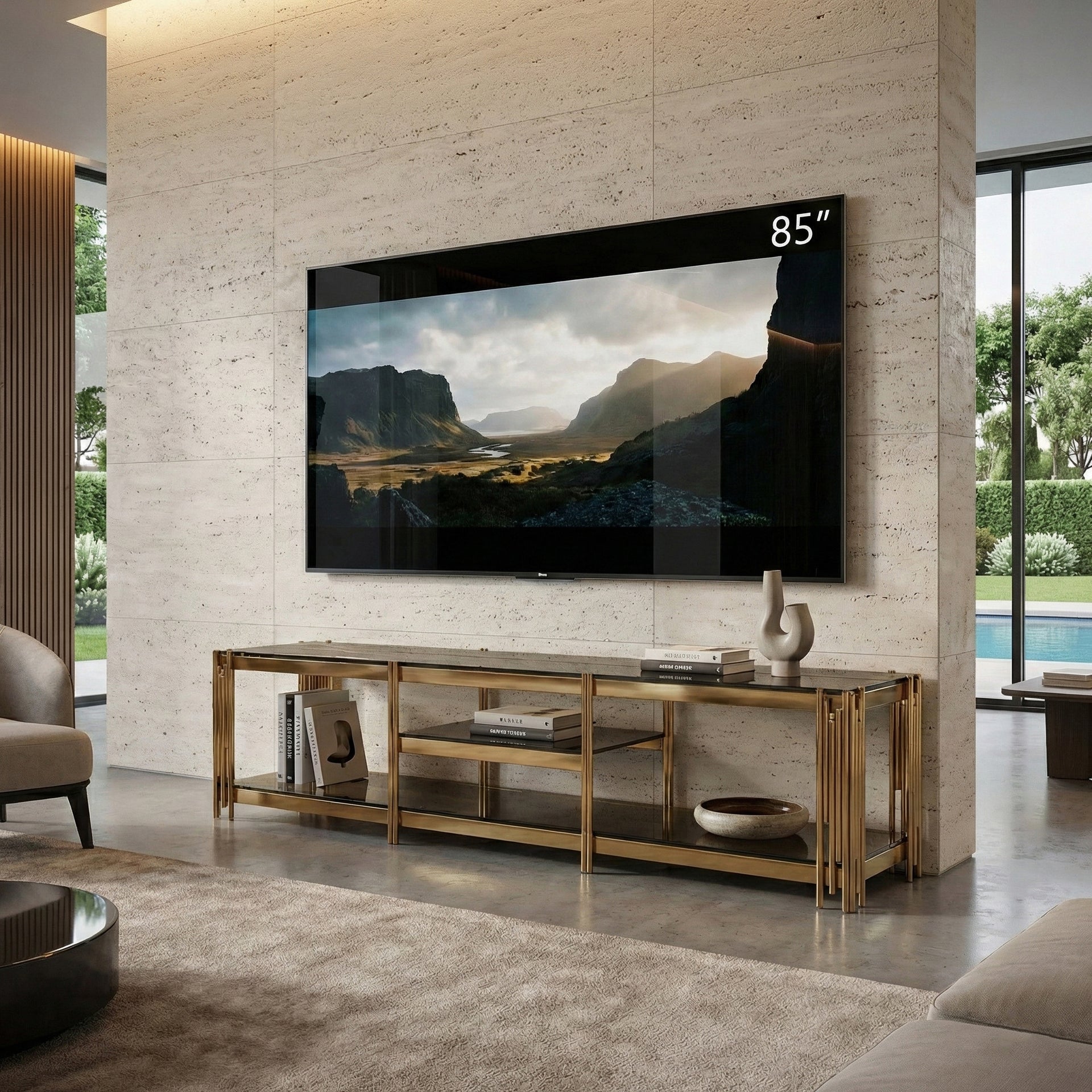 Crystal-Edge TV Unit