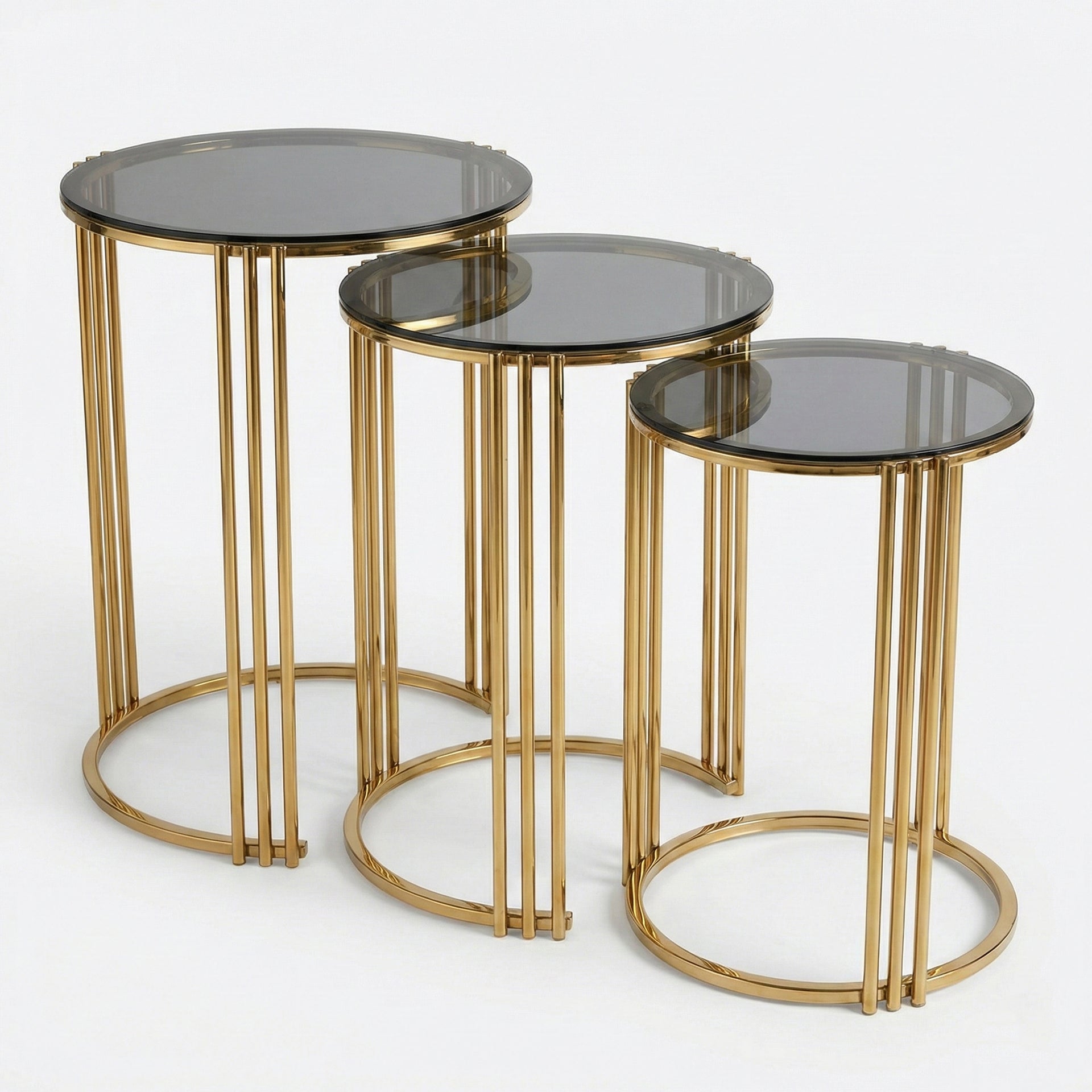 Round Side Table Set