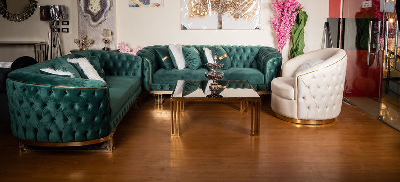 Green GUCCI Living room with Stainless 304 Legs