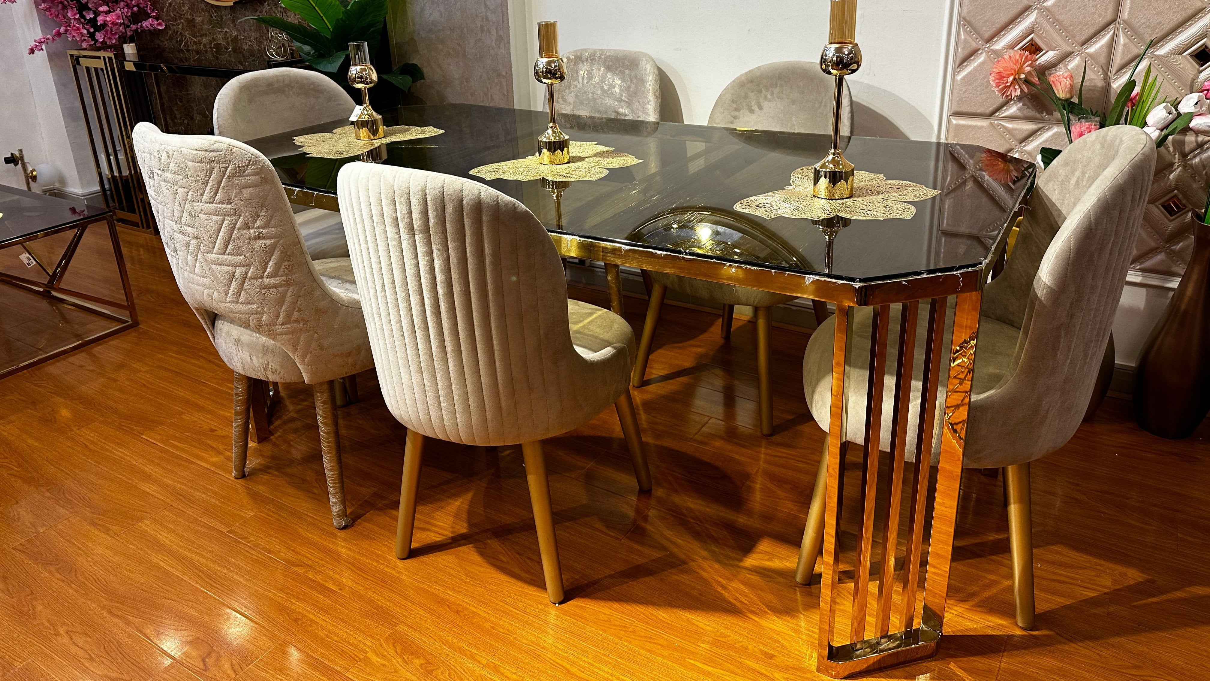 Reality Dining Table with 6 chairs